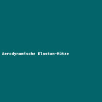 Aerodynamische Elastan-M&uuml;tze