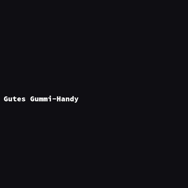 Gutes Gummi-Handy