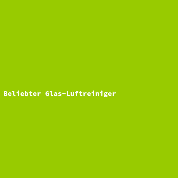 Popular Glass Air Purifier