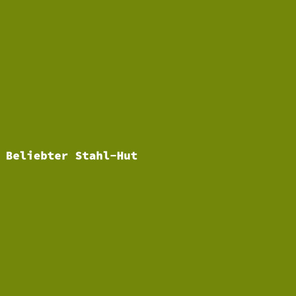 Beliebter Stahl-Hut