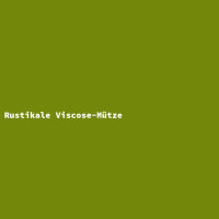 Rustikale Viscose-M&uuml;tze