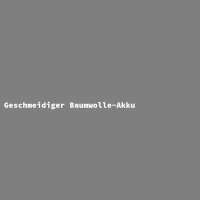 Geschmeidiger Baumwolle-Akku