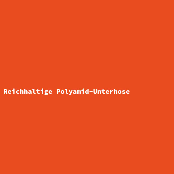 Rich Polyamide Underwear