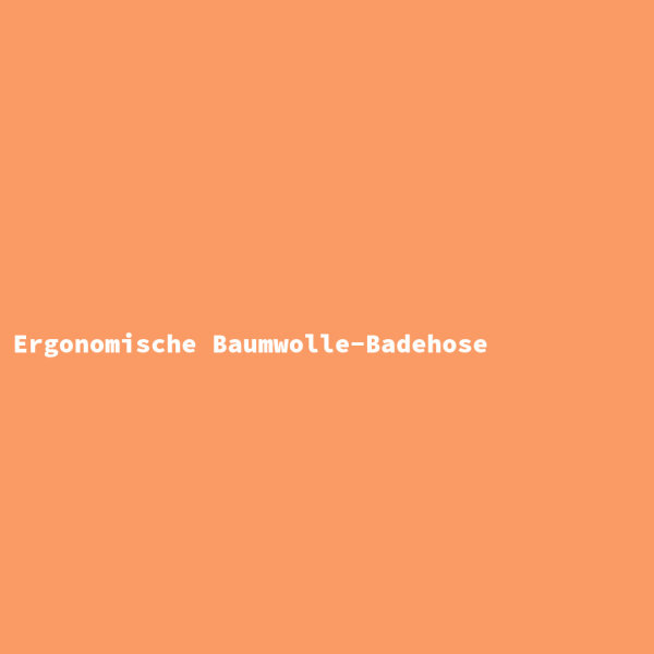 Ergonomische Baumwolle-Badehose