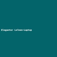 Eleganter Leinen-Laptop