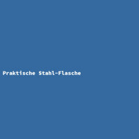 Praktische Stahl-Flasche