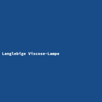 Langlebige Viscose-Lampe
